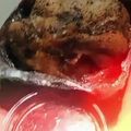 El cooksnap de carlos barroso cuando hizo Pollo relleno.