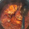 El cooksnap de Miguel Angel cuando hizo Conejo en salsa.