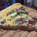 El cooksnap de Fer en la Cocina cuando hizo Tarta de carne, zapallitos y tomate.