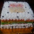 Cooksnap dari Wikka R. Gustiany untuk resep Rainbow Cake Kukus ala Ny. Liem