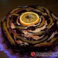 Cooksnap από Ζουζουνελ στη συνταγή Εύκολο κέικ πορτοκαλιού με γλάσο σοκολάτας