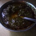 Ginni का कुकस्नैप जब उन्होंने सरसों का साग (Sarson ka saag recipe in hindi) बनाया था।