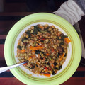 El cooksnap de Natalia Diaz cuando hizo Lentejas saludables.