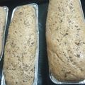 El cooksnap de Mariana Guaymas cuando hizo Pan integral con semillas.