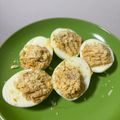 El cooksnap de Noel Poletti cuando hizo Huevos rellenos de atún.