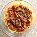 Cooksnap của Pi Ha khi họ làm theo món SPAGHETTI NAPOLIAN - Mì Ý bò băm (Japanese ketchup pasta)
