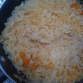 El cooksnap de Ester Portillo cuando hizo Arroz rojo a la mexicana.