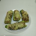El cooksnap de Ignacio Moreno cuando hizo Calabacines rellenos de pollo, verduras y queso.