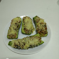 El cooksnap de Ignacio Moreno cuando hizo Calabacines rellenos de pollo, verduras y queso.