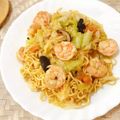Hsuan Yu 的 蝦仁炒泡麵 cooksnap