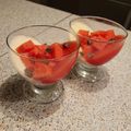 Cooksnap-ul lui Diana Onchiş atunci când a preparat Panna cotta cu pepene roșu.