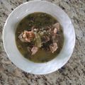 El cooksnap de Maria Macias cuando hizo Verdolagas con espinazo en salsa verde.