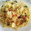 Moumita Bagchi's cooksnap of when they made পাঞ্জাবি ফুলকারি পুলাও(Punjabi phulkari pulao recipe in Bengali).