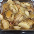 El cooksnap de Monitorres cuando hizo Pollo al horno en salsa de perejil y limón.