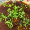 Erum Ahmed's cooksnap of when they made Lahori Chikar Cholay.