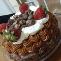 El cooksnap de Natalia Zunino cuando hizo Torta brownie.