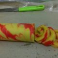 Cooksnap dari Dapur Kecil Shofiyyah untuk resep Bolu Kukus Gulung Ekonomis