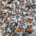El cooksnap de Carlos Scheffler Ramos cuando hizo Quinoa con verduras.