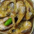 Antara Chakravorty's cooksnap of when they made সর্ষে ইলিশ (sorshe ilish recipe in bengali).