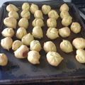 El cooksnap de Lucrecia Mendizabal cuando hizo Masa básica para bombitas. Profiteroles.