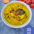 Cooksnap dari Andhien~Rhea's Kitchen untuk resep Soto ayam kuah kuning (khas Bogor)