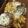 El cooksnap de Almudena Collado cuando hizo Huevos rotos con patatas al ajo escalivado y sobrasada.
