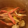 mrstasha03's cooksnap of when they made Cajun Crab leg,Corn and New Potato Boil.