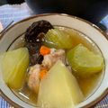 XEY 的 菜心芥菜排骨湯 cooksnap