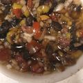 El cooksnap de Carlos Torres cuando hizo Vinagreta de aceitunas negras.