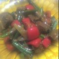Cooksnap dari uttii syaukati untuk resep Saikoro dan buncis saos blackpepper