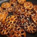 Schatz's Kitchen's cooksnap of when they made Lotuswurzel Süß-Sauer-Sojasauce (Renkon no amazu an 蓮根の甘酢あん).