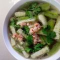 Cooksnap của Đông Đặng khi họ làm theo món Canh rau mướp nấu tôm