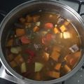 El cooksnap de Paulette cuando hizo Carbonada chilena.