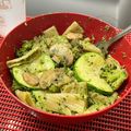 El cooksnap de Daniela Lemus cuando hizo Farfalle con brócoli al pesto.