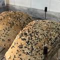 El cooksnap de Ivana Lopez cuando hizo Pan Integral.