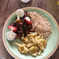 El cooksnap de Abraham Antonio Hidalgo cuando hizo Piqué Macho (Plato Boliviano).