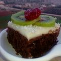 صورة من زخات المطر، شاركها بعد تجربة وصفة كيكة الشوكولاتة