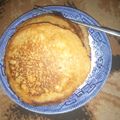 Lucie's cooksnap of when they made Semolina pancakes.