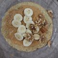El cooksnap de Pinche P cuando hizo Panqueque de avena y banana.