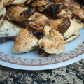 El cooksnap de Ana Insa Gimenez cuando hizo Árbol de Navidad de hojaldre y crema de cacao.