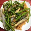 Cooksnap của Trịnh Minh Nguyệt khi họ làm theo món Ốc móng tay xào rau muống