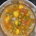 Archana Nayek का कुकस्नैप जब उन्होंने यूपी स्टाईल मटर पनीर (up style matar paneer recipe in hindi) बनाया था।
