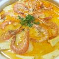 黃獅虎 的 [快手版]新加坡鮮蝦🦐蔬菜🍄叻沙鍋 cooksnap