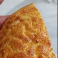 El cooksnap de Maripaz González cuando hizo Fainá de Queso.