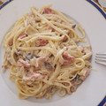 El cooksnap de Gema Pérez cuando hizo Espaguetis a la carbonara.