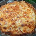 El cooksnap de Anna Bella alias Moni Argento cuando hizo Tarta de jamón, queso y cebolla (tarta de jamón y queso encebollada).