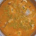 El cooksnap de Vicky Cerro cuando hizo Guisantes con merluza y mejillones.