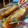 El cooksnap de Yaquelin Ramos Agustín cuando hizo Canoas de plátano.