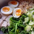 Cooksnap dari Ria Mamanya Tata untuk resep Pecel Bayam Tahu Kukus