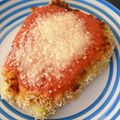 El cooksnap de Daiana Guibaudo cuando hizo Milanesa de berenjena Entera ahumada!! Riquísima!.